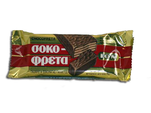 Sokofreta Milk Choc. Covered Wafer ION 38g